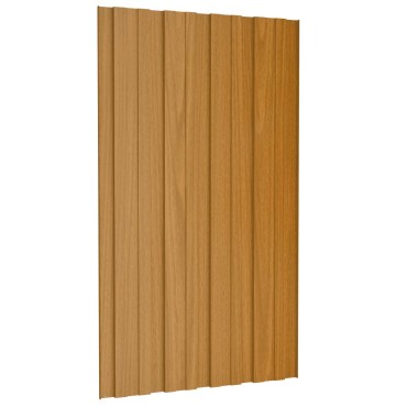 vidaXL Πάνελ οροφής 36 τμχ. Φυσικό 80 x 45 cm Γαλβανισμένος χάλυβας