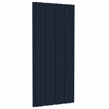 vidaXL Πάνελ οροφής 36 τμχ. Ανθρακί 100 x 45 cm Γαλβανισμένος χάλυβας