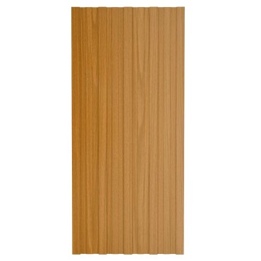 vidaXL Πάνελ οροφής 12 τμχ. Φυσικό 100 x 45 cm Γαλβανισμένος χάλυβας