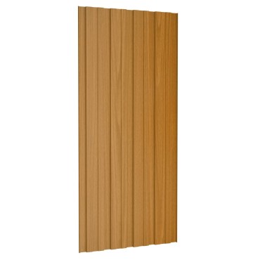 vidaXL Πάνελ οροφής 36 τμχ. Φυσικό 100 x 45 cm Γαλβανισμένος χάλυβας