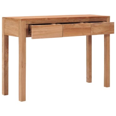 vidaXL Τραπέζι Κονσόλα 110x35x75cm από Μασίφ Ξύλο Teak 1 τεμ.