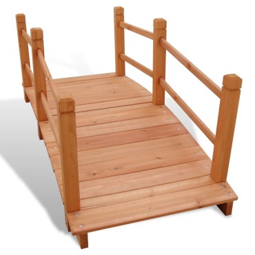 vidaXL Γέφυρα Κήπου 140 x 60 x 56 εκ.
