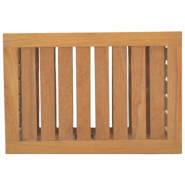 vidaXL Καλάθι Άπλυτων 50x35x60 εκ. από Μασίφ Ξύλο Teak
