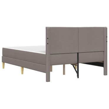 vidaXL Σκελετός Κρεβατιού Taupe 140 x 200 cm Πολυεστέρας