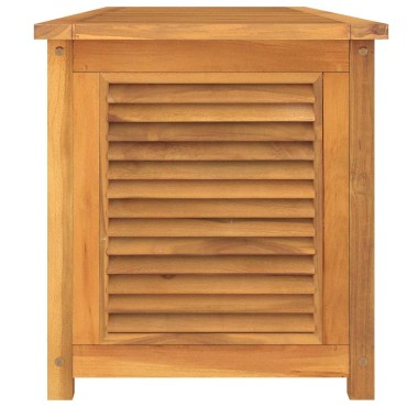 vidaXL Μπαούλο Αποθήκευσης Κήπου με Τσάντα 175x50x55cm Μασίφ Ξύλο Teak 1 τεμ.