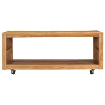 vidaXL Τραπεζάκι Σαλονιού 110x60x40cm από Μασίφ Ξύλο Teak 1 τεμ.