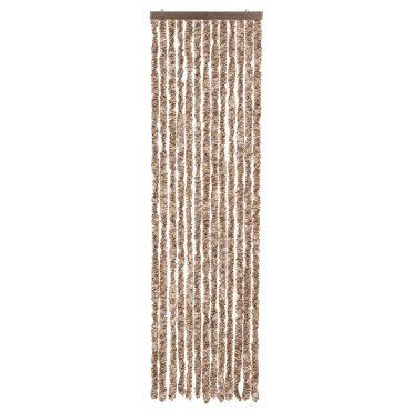 vidaXL Σήτα Εντόμων Μπεζ/ Σκούρο Καφέ 56x200 εκ. από Σενίλ