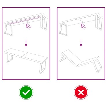 vidaXL Επιφ Τραπεζιού Αν Καφέ 140x40x(2-4)cm Ακατέργ. Μασίφ Ξύλο Δρυός 1 τεμ.