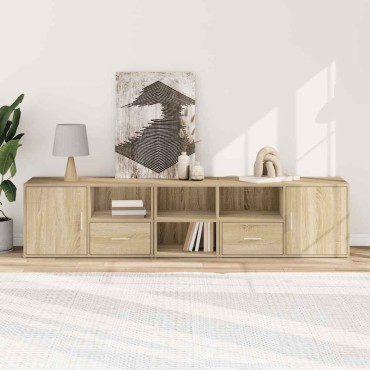 vidaXL Ντουλάπι Γωνιακό Sonoma Δρυς 200x40x45cm Επεξεργασμένο Ξύλο 1 τεμ.