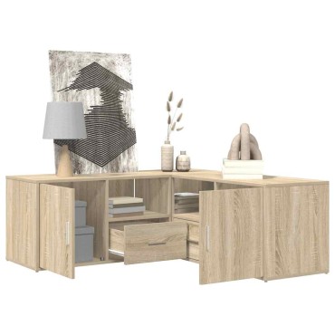 vidaXL Ντουλάπι Γωνιακό Sonoma Δρυς 200x40x45cm Επεξεργασμένο Ξύλο 1 τεμ.