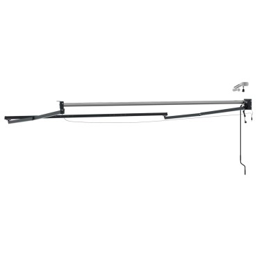 vidaXL Electric Awning Frame with LED and Wind Sensor 3 x 2,5 m