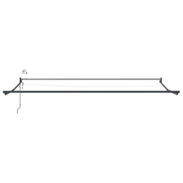 vidaXL Electric Awning Frame with LED and Wind Sensor 4 x 3 m Ανθρακί