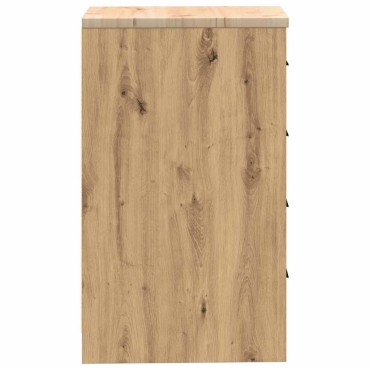vidaXL ντουλάπι αποθήκευσης γκαράζ 40x51x85 εκ μασίφ ξύλο πεύκο
