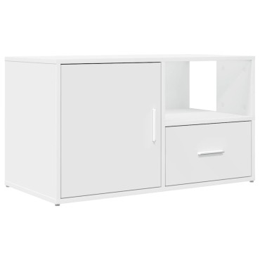vidaXL Ντουλάπι Γωνιακό Λευκό 200x40x45cm από Επεξ. Ξύλο 1 τεμ.