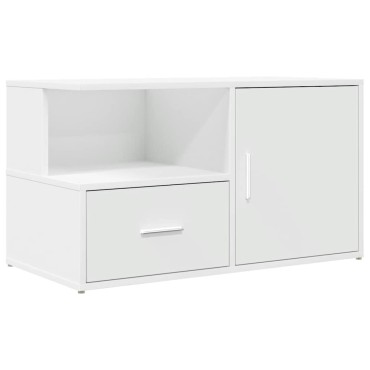 vidaXL Ντουλάπι Γωνιακό Λευκό 200x40x45cm από Επεξ. Ξύλο 1 τεμ.