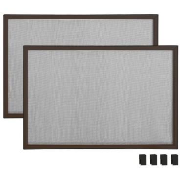 vidaXL Σήτα Παραθύρου Επεκτεινόμενη Καφέ (75-143)x50 εκ.