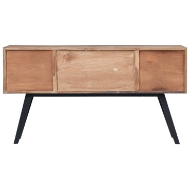 vidaXL Μπουφές 110x30x75cm από Μασίφ Ξύλο Teak 1 τεμ.