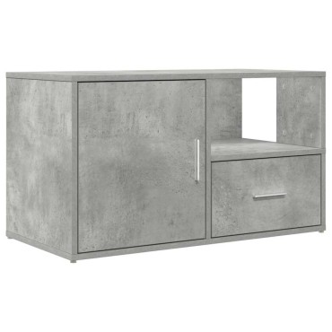 vidaXL Ντουλάπι Γωνιακό Γκρι Σκυροδέματος 200x40x45cm από Επεξ. Ξύλο 1 τεμ.