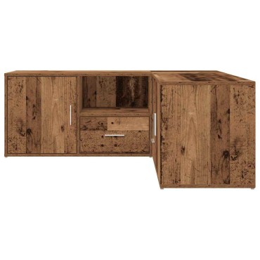 vidaXL Ντουλάπι Γωνιακό Όψη Παλαιού Ξύλου 200x40x45cm από Επεξ. Ξύλο 1 τεμ.
