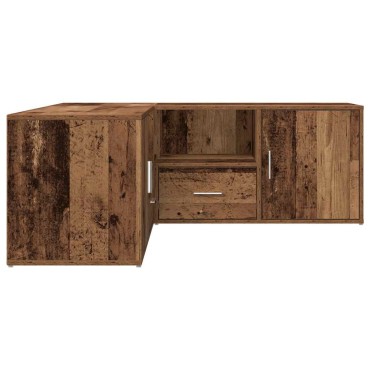 vidaXL Ντουλάπι Γωνιακό Όψη Παλαιού Ξύλου 200x40x45cm από Επεξ. Ξύλο 1 τεμ.
