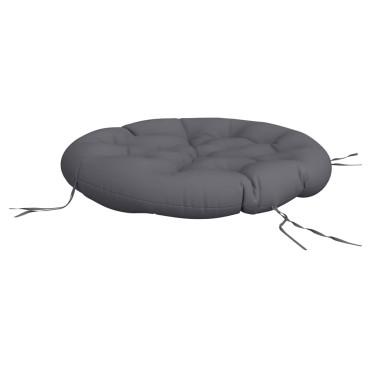 vidaXL Μαξιλάρι Στρογγυλό Ανθρακί 100x11cm από Ύφασμα Oxford