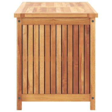 vidaXL Μπαούλο Αποθήκευσης Κήπου 90x50x58cm από Μασίφ Ξύλο Teak 1 τεμ.