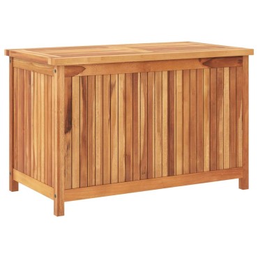 vidaXL Μπαούλο Αποθήκευσης Κήπου 90x50x58cm από Μασίφ Ξύλο Teak 1 τεμ.