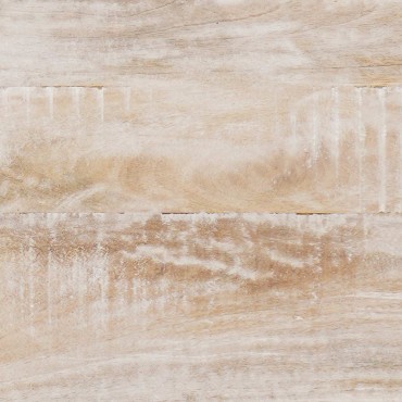 vidaXL Ψηλή Επιφάνεια Λευκό 60x33,5x100cm Στερεό ξύλο μάνγκο