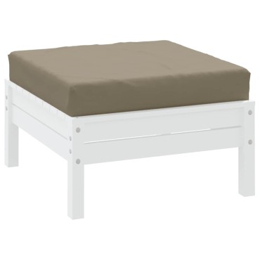 vidaXL Μαξιλάρια Παλέτας Taupe 60x60x9,5cm από Ύφασμα Oxford