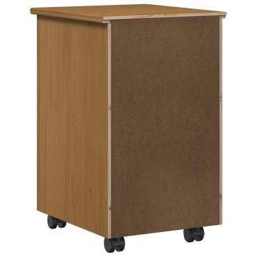 vidaXL Κινητό Ντουλάπι MOSS Μέλι Καφέ 34x39x56cm Στερεό πεύκο