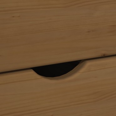 vidaXL Κινητό Ντουλάπι MOSS Μέλι Καφέ 34x39x56cm Στερεό πεύκο