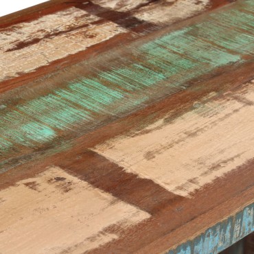 vidaXL Γραφείο Κλασικό 140x50x77cm από Μασίφ Ανακυκλωμένο Ξύλο 1 τεμ.