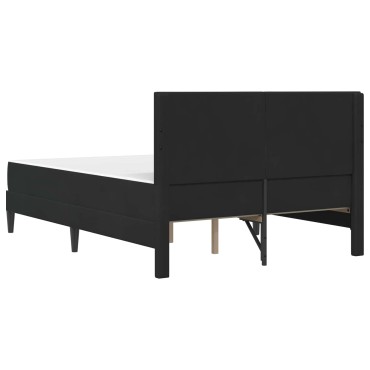 vidaXL Σκελετός κρεβατιού με στρώμα Μαύρο 120 x 190 cm Βελούδο