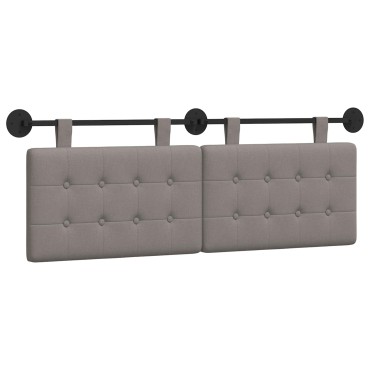 vidaXL Κεφαλάρι κρεβατιού κρεμαστό Ύφασμα 130x55x5cm 1 τεμ.