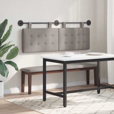 vidaXL Κεφαλάρι κρεβατιού κρεμαστό Ύφασμα 130x55x5cm 1 τεμ.
