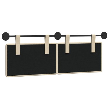 vidaXL Κεφαλάρι κρεβατιού κρεμαστό Ύφασμα 130x55x5cm 1 τεμ.
