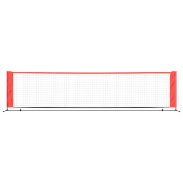 vidaXL Δίχτυ Τένις Μαύρο & Κόκκινο 400x100x87 εκ. από Πολυεστέρα
