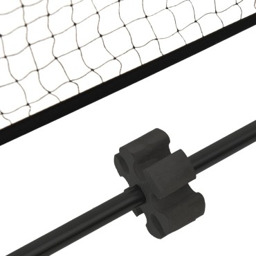 vidaXL Δίχτυ Τένις Μαύρο & Κόκκινο 400x100x87 εκ. από Πολυεστέρα