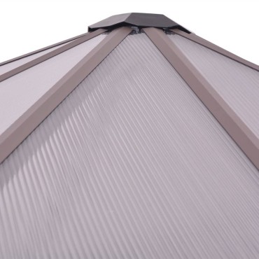 vidaXL Θερμοκήπιο 240 x 211 x 232 εκ. Αλουμινίου