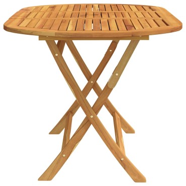 vidaXL Τραπέζι Κήπου Πτυσσόμενο 160x85x75cm Μασίφ Ξύλο Ευκαλύπτου 1 τεμ.
