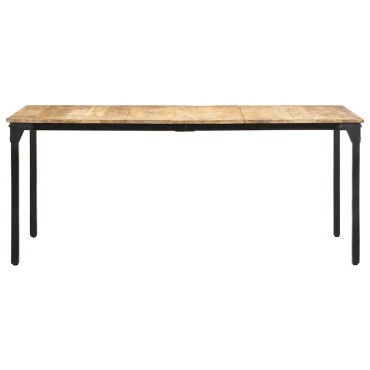 vidaXL Τραπεζαρία 180x90x76cm από Ακατέργαστο Ξύλο Μάνγκο 1 τεμ.