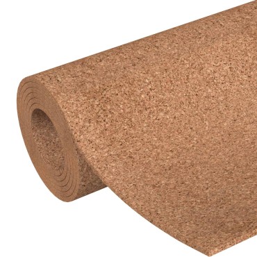 vidaXL Ρολό Φελλού Καφέ 100 x 200 x 0,8 cm Φελλός