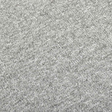 vidaXL Χαλί 20 τμχ. Ανοιχτό γκρι 50x50cm 100% Πολυπροπυλένιο