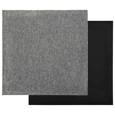 vidaXL Χαλί 20 τμχ. Γκρι 50x50cm 100% Πολυπροπυλένιο