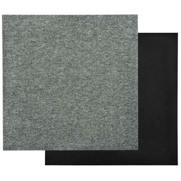 vidaXL Χαλί 20 τμχ. Πράσινο 50x50cm 100% Πολυπροπυλένιο