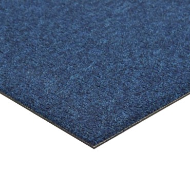 vidaXL Χαλί 20 τμχ. Σκούρο Μπλε 50x50cm 100% Πολυπροπυλένιο