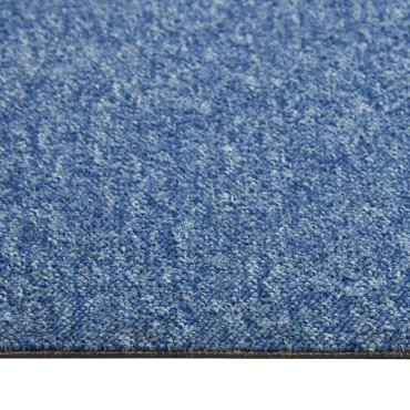 vidaXL Χαλί 20 τμχ. Μπλε 50x50cm 100% Πολυπροπυλένιο