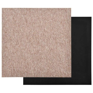 vidaXL Χαλί 20 τμχ. Μπεζ 50x50cm 100% Πολυπροπυλένιο