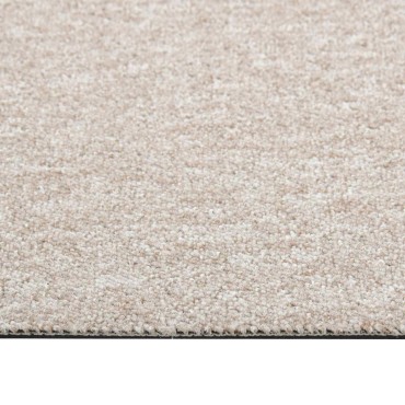 vidaXL Χαλί 20 τμχ. Ανοιχτό μπεζ. 50x50cm 100% Πολυπροπυλένιο