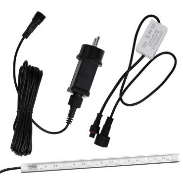 vidaXL Σιντριβάνι Πισίνας με RGB LED 50 εκ. Ακρυλικό